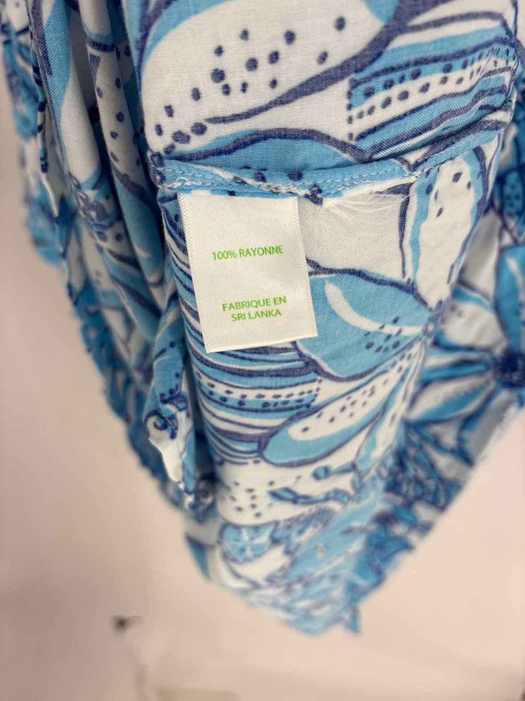 Size L Lilly Pulitzer Blue Print Dress