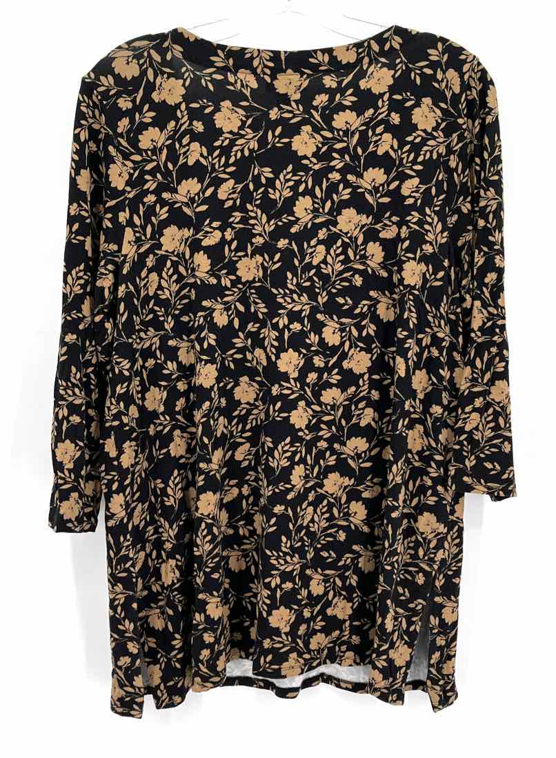 Size M J JILL Black Shirt