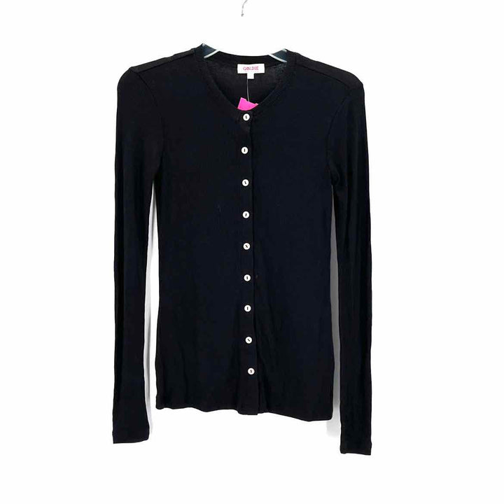 Size XS Black Knit Shirt