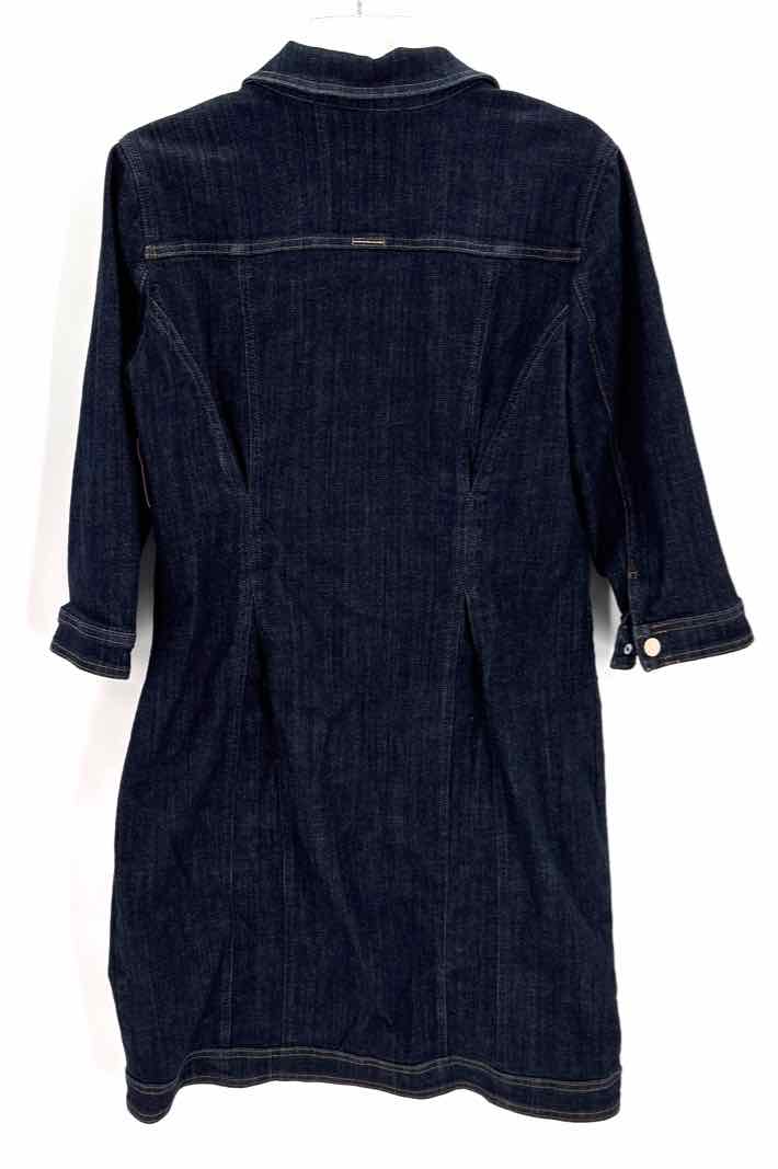 Size 14 White House Black Market Navy Denim Dress