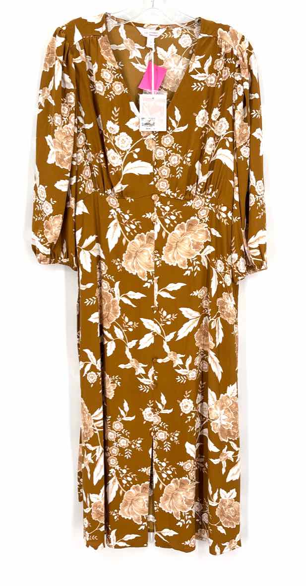 Size M LAUREN CONRAD Mustard Dress