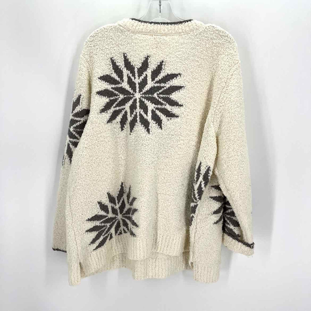 Size 3X J JILL Cream Knit Sweater