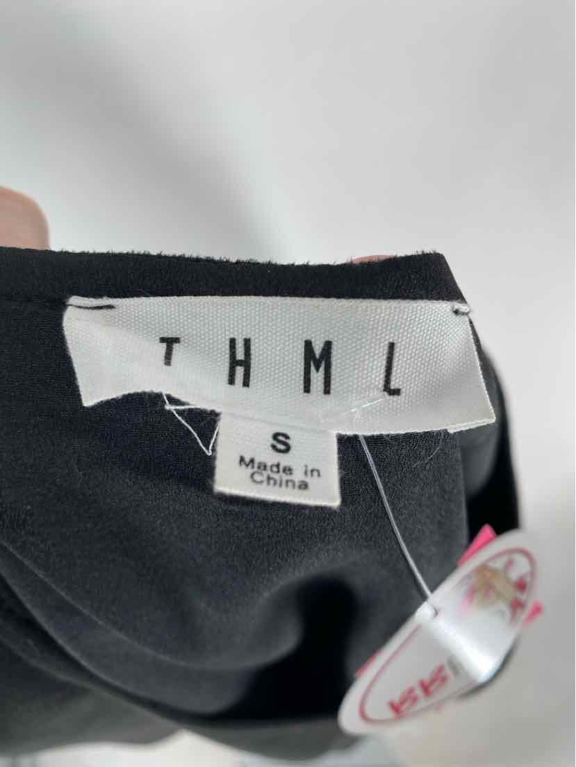 Size S THML Black Suede Dress