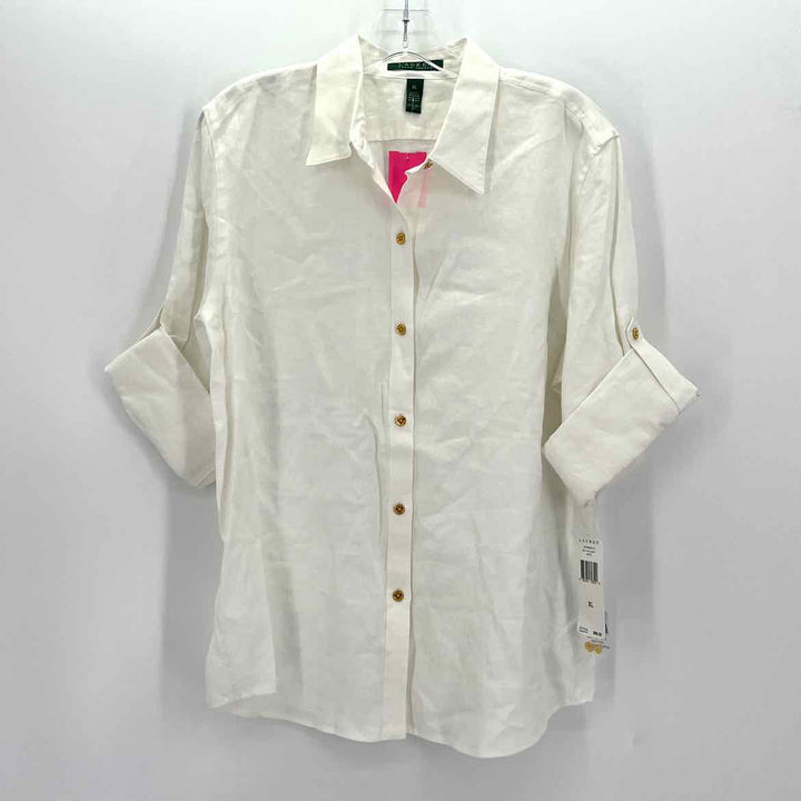 Size XL RALPH LAUREN Cream Shirt