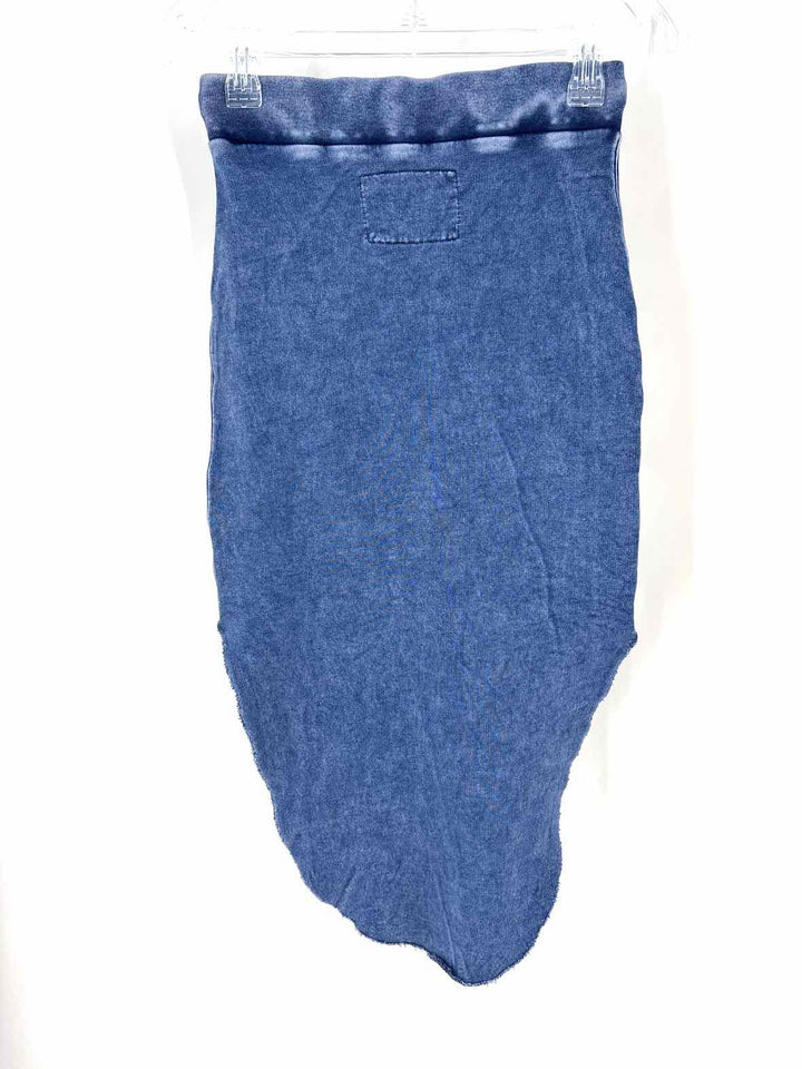 Size S Eileen Fisher Blue Cotton Skirt