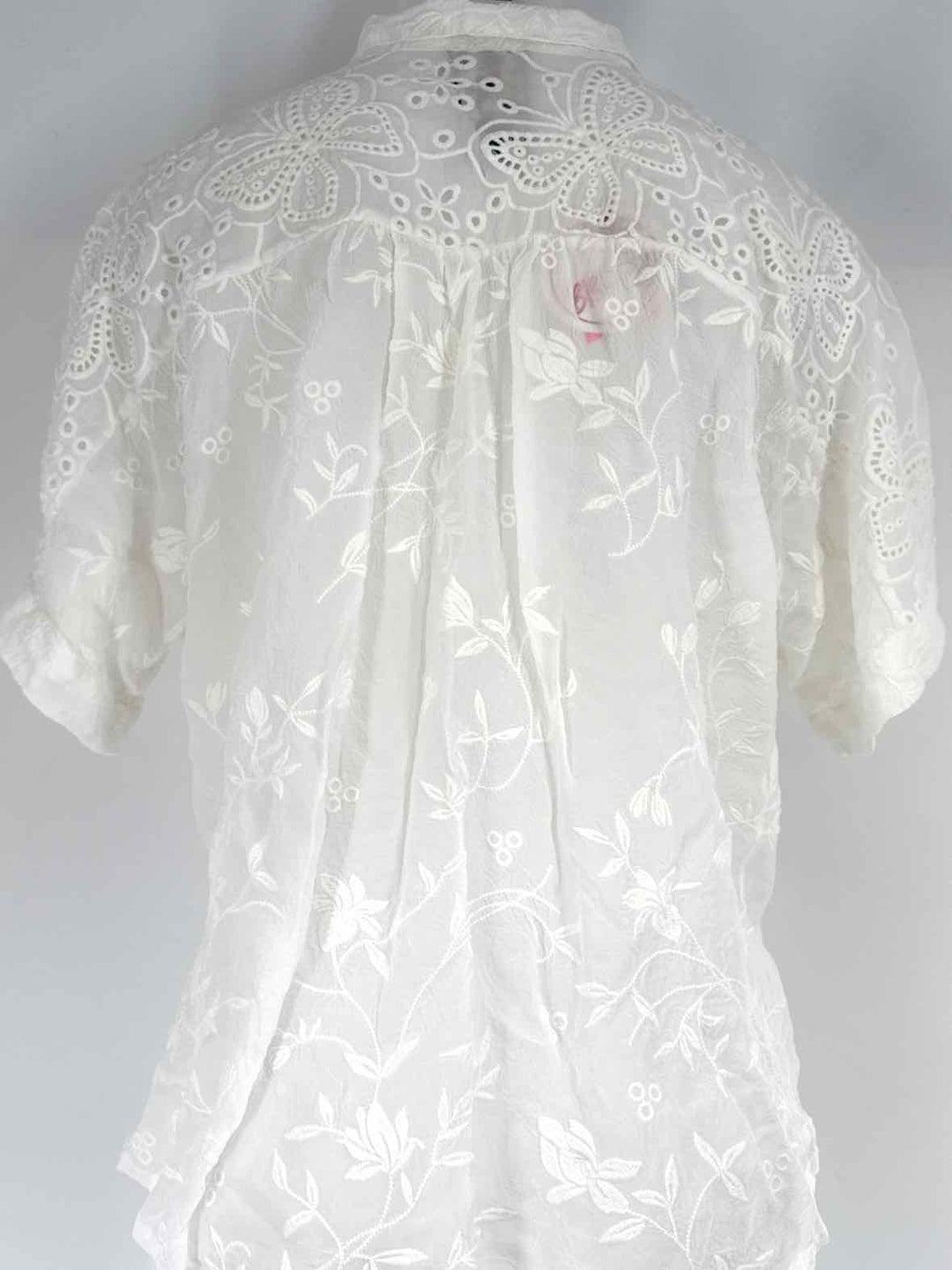 Size XL Johnny Was White Shirt