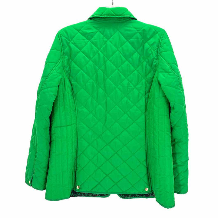 Size 0X CROWN & IVY Green Quilted Jacket