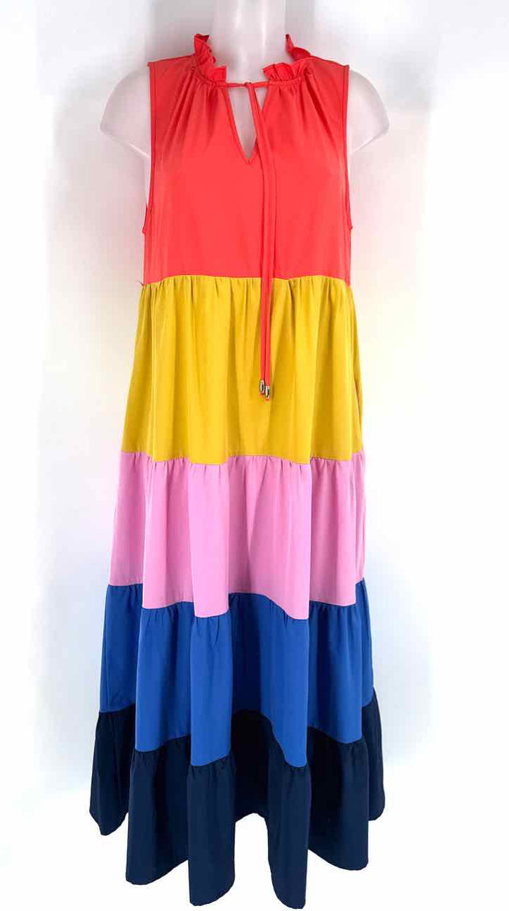 Size L ENTRO Multi-Color Dress