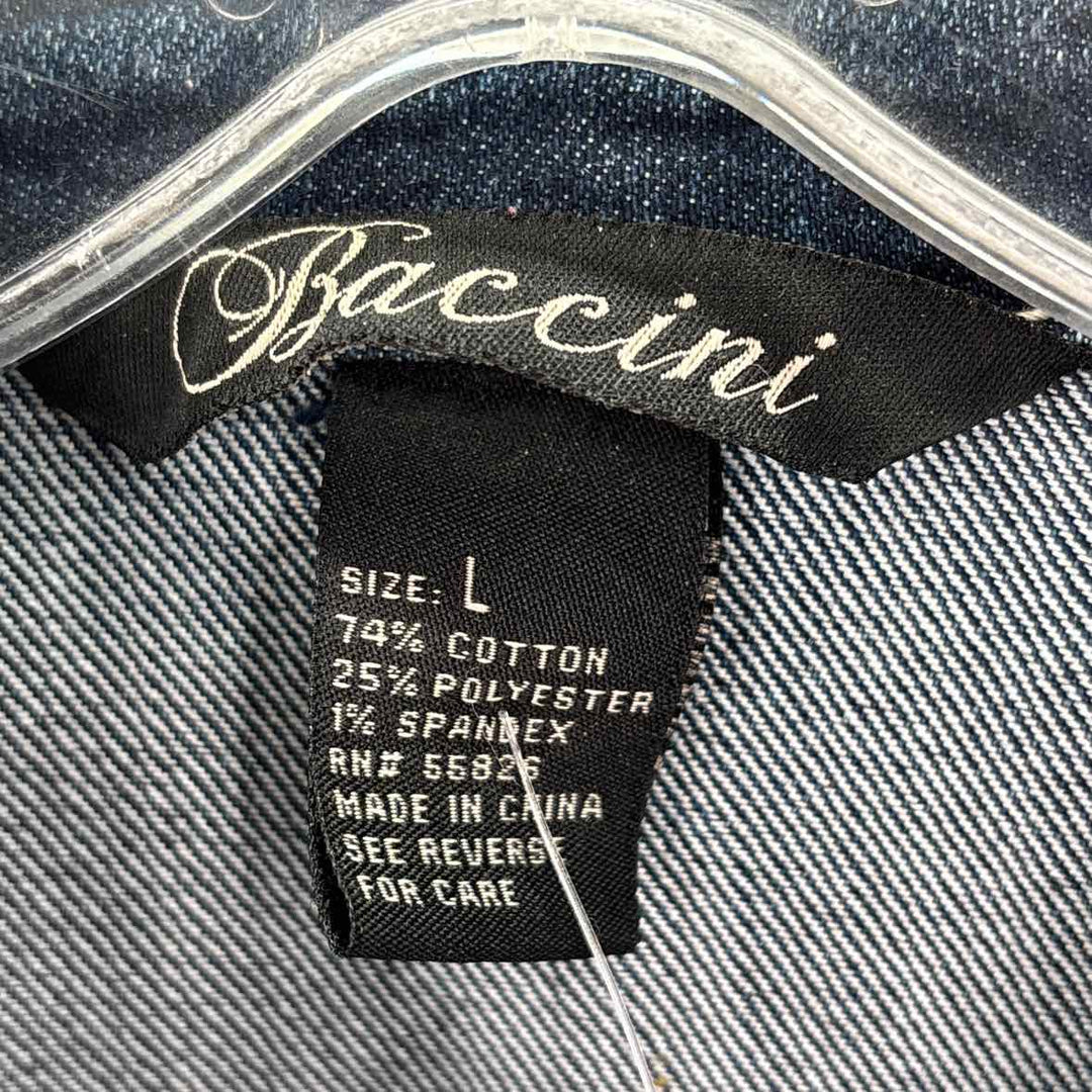 Size L Navy Denim Jacket