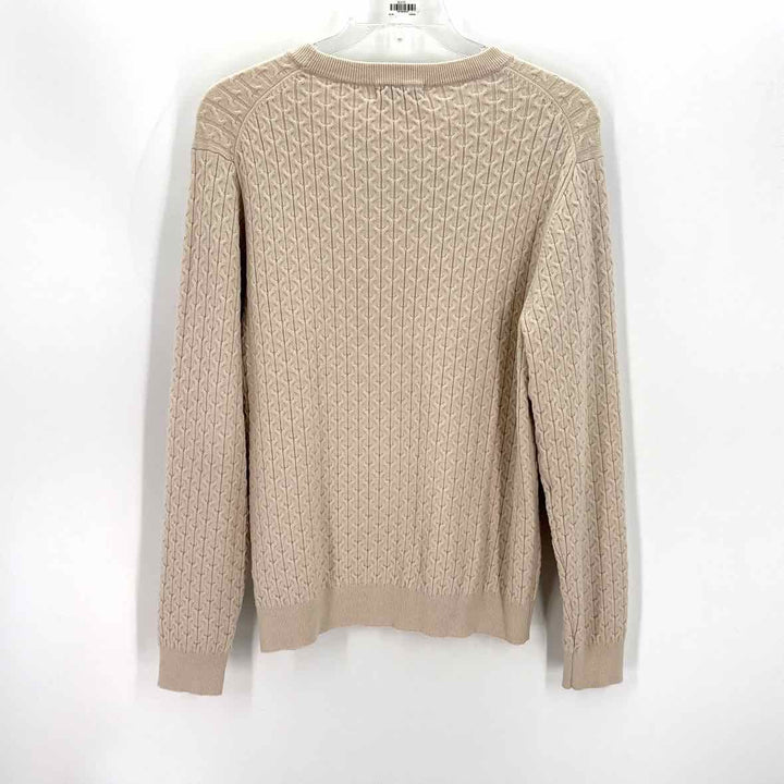 Size M ELIE TAHARI Beige Knit Sweater