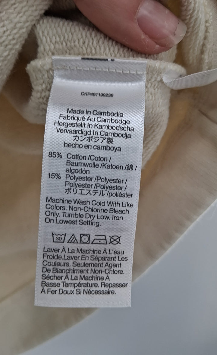 Size XS MADEWELL Ivory Sweater