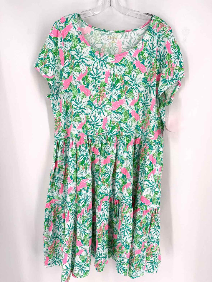 Size XXL Lilly Pulitzer Green Print Dress
