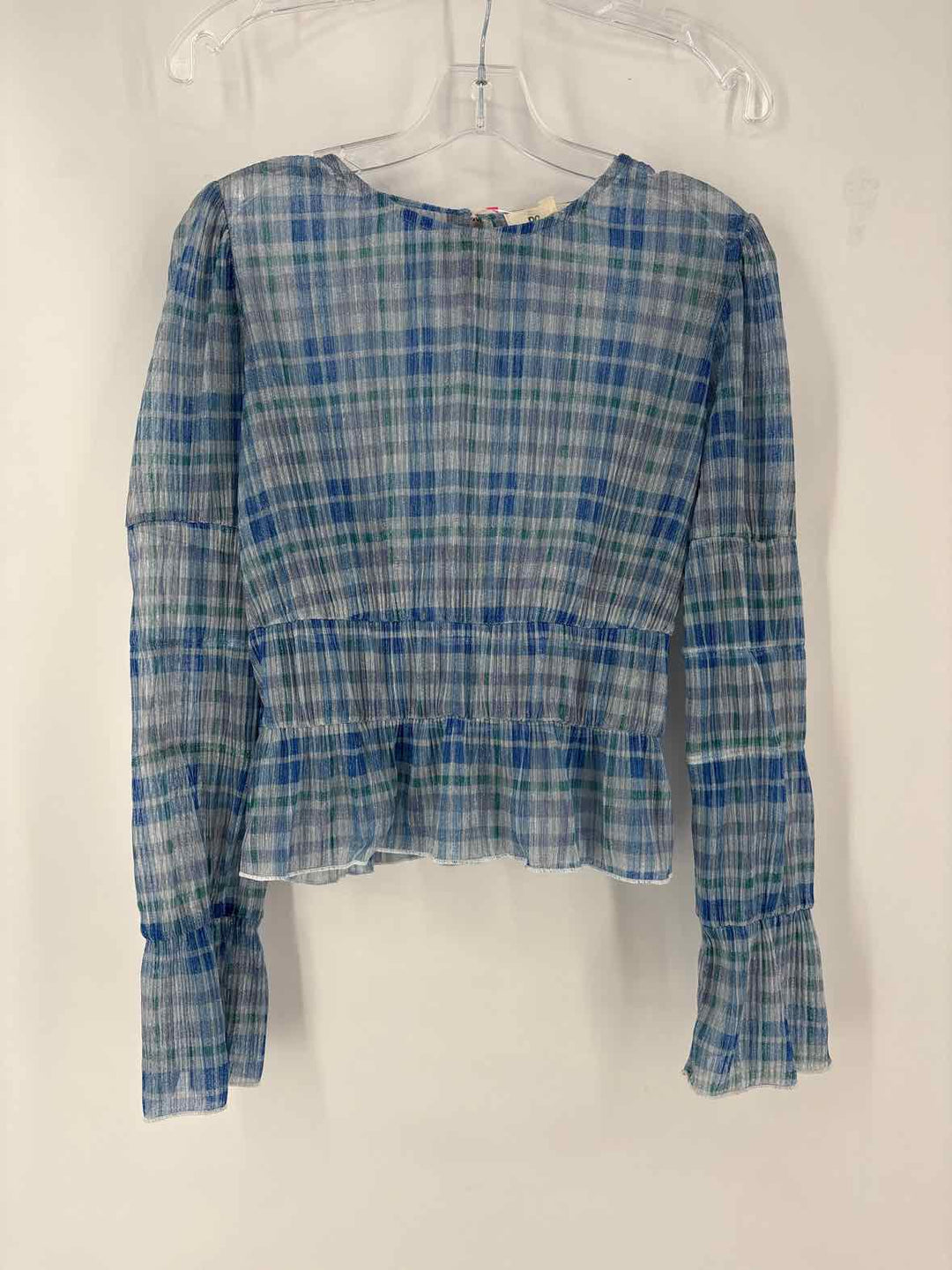 Size S Blue Print Shirt