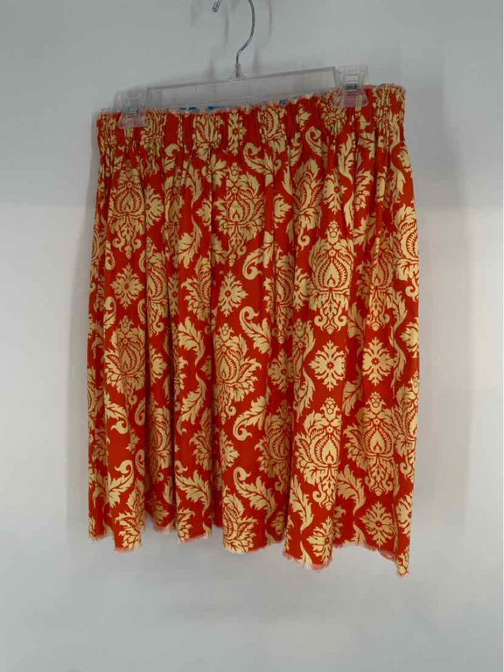 Size L ORANGE PRINT Skirt