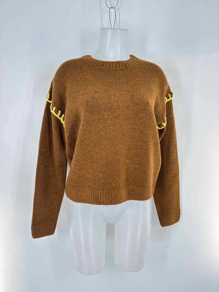 Size S ENGLISH FACTORY Brown Sweater