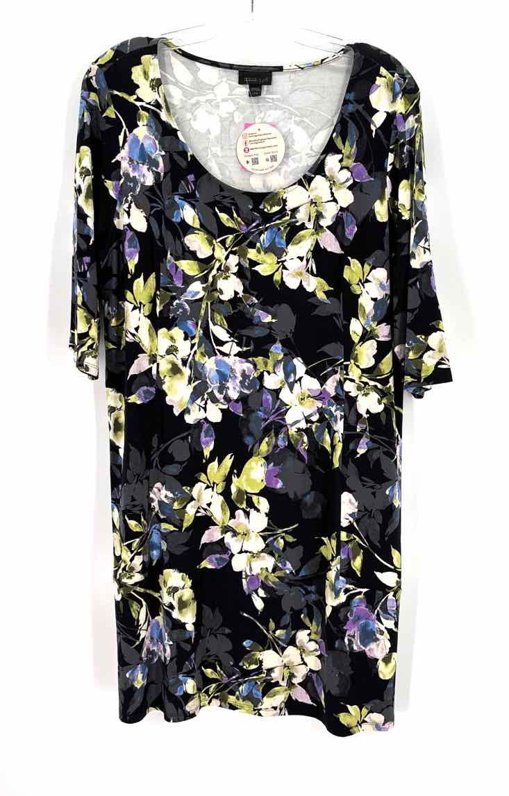 Size L J JILL Black Dress