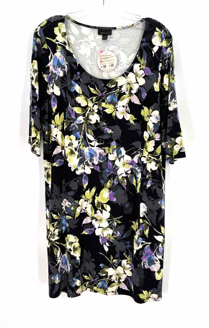 Size L J JILL Black Dress