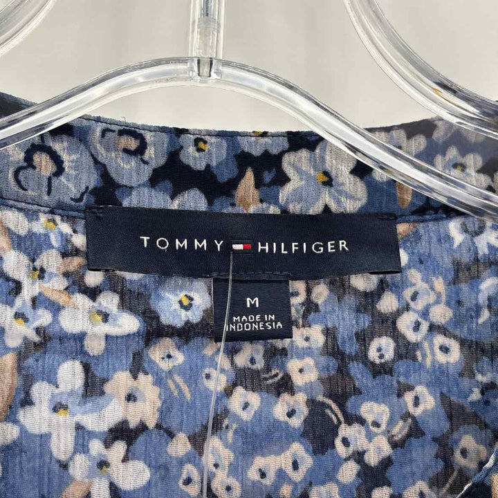 Size M TOMMY HILFIGER Blue Print Shirt