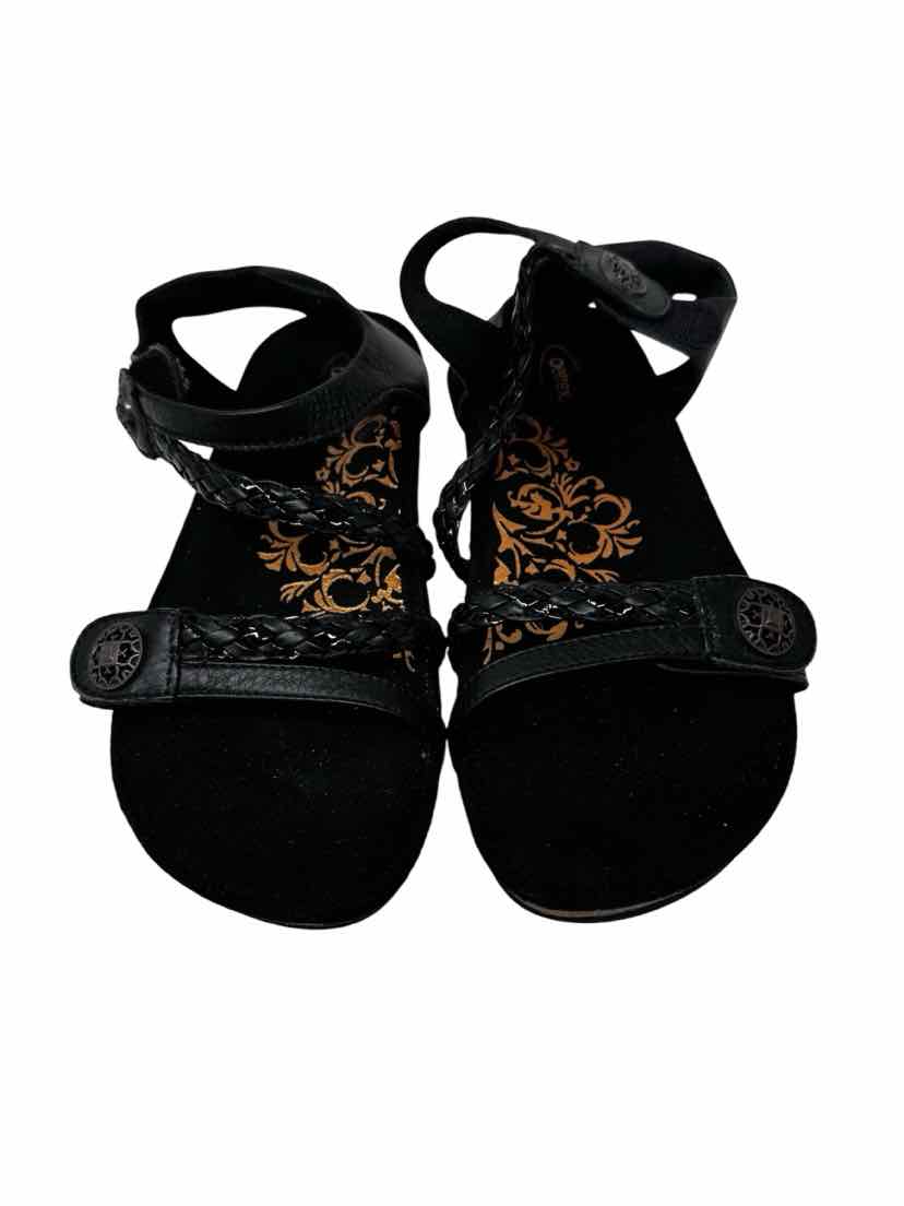 Shoe Size 9 AETREX Black Sandals