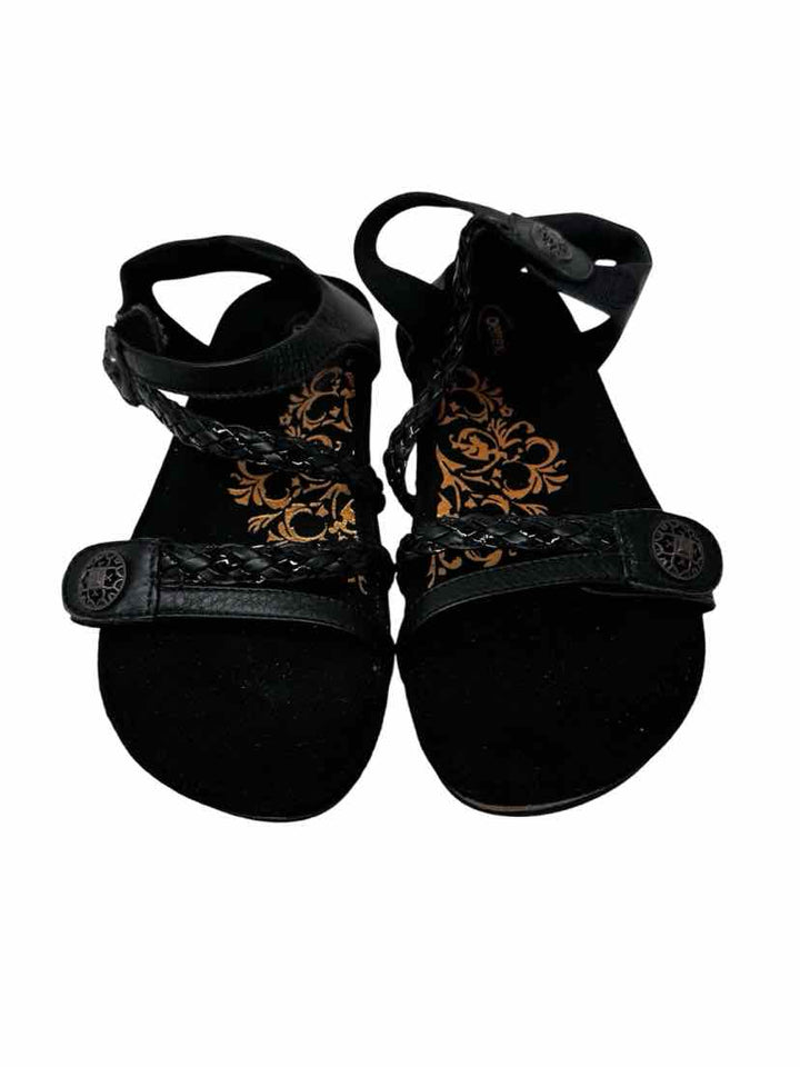 Shoe Size 9 AETREX Black Sandals