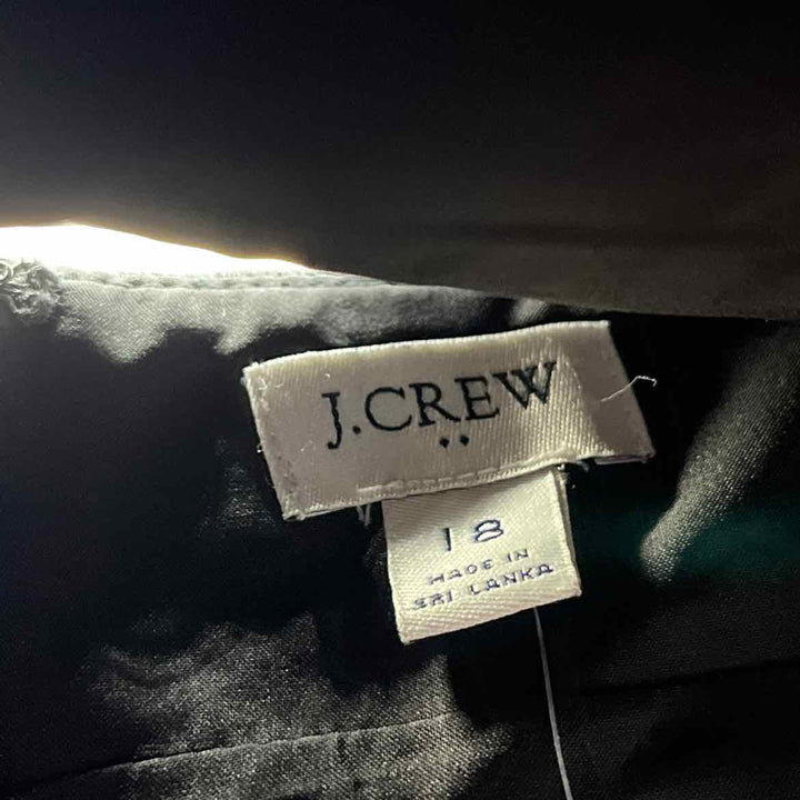 Size 18 J Crew Black Skirt