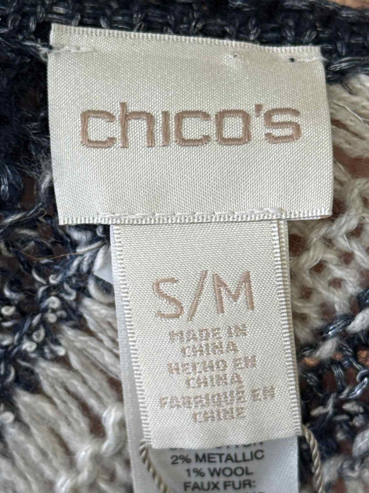 Size S/M Chico's Blue Sweater