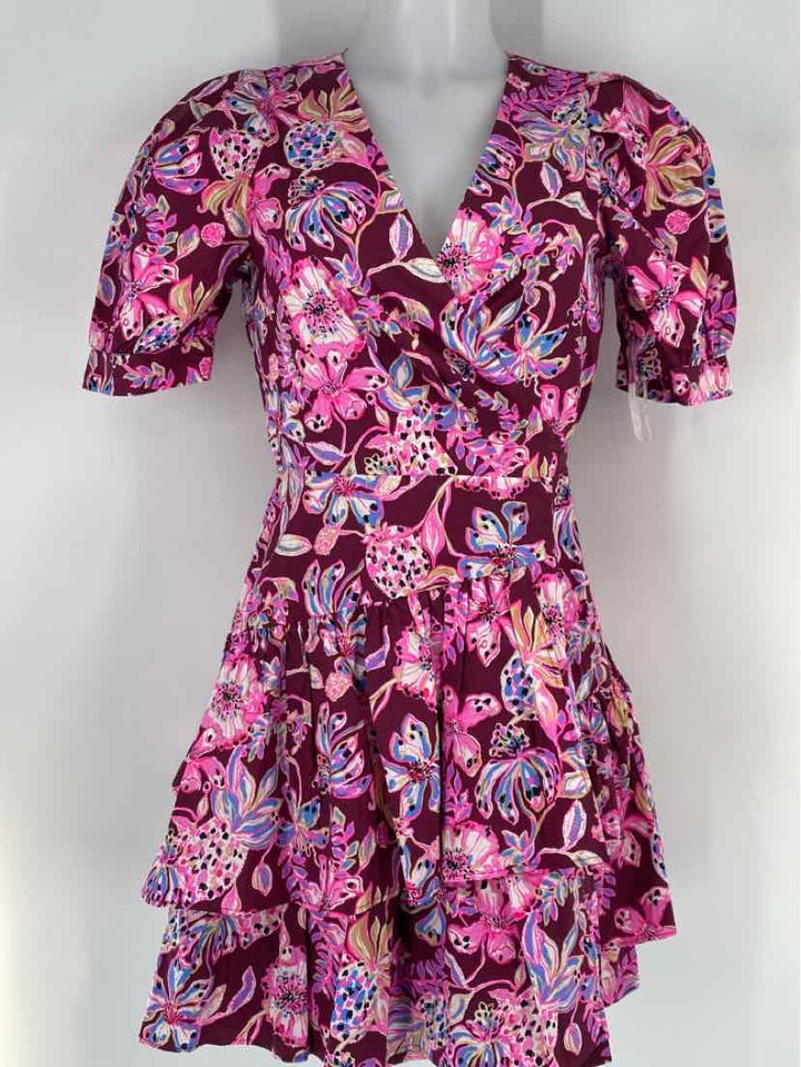 Size 2 Lilly Pulitzer PINK PRINT Dress