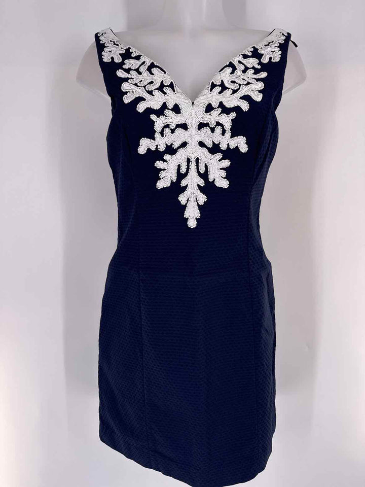Size 4 Lilly Pulitzer Navy Dress
