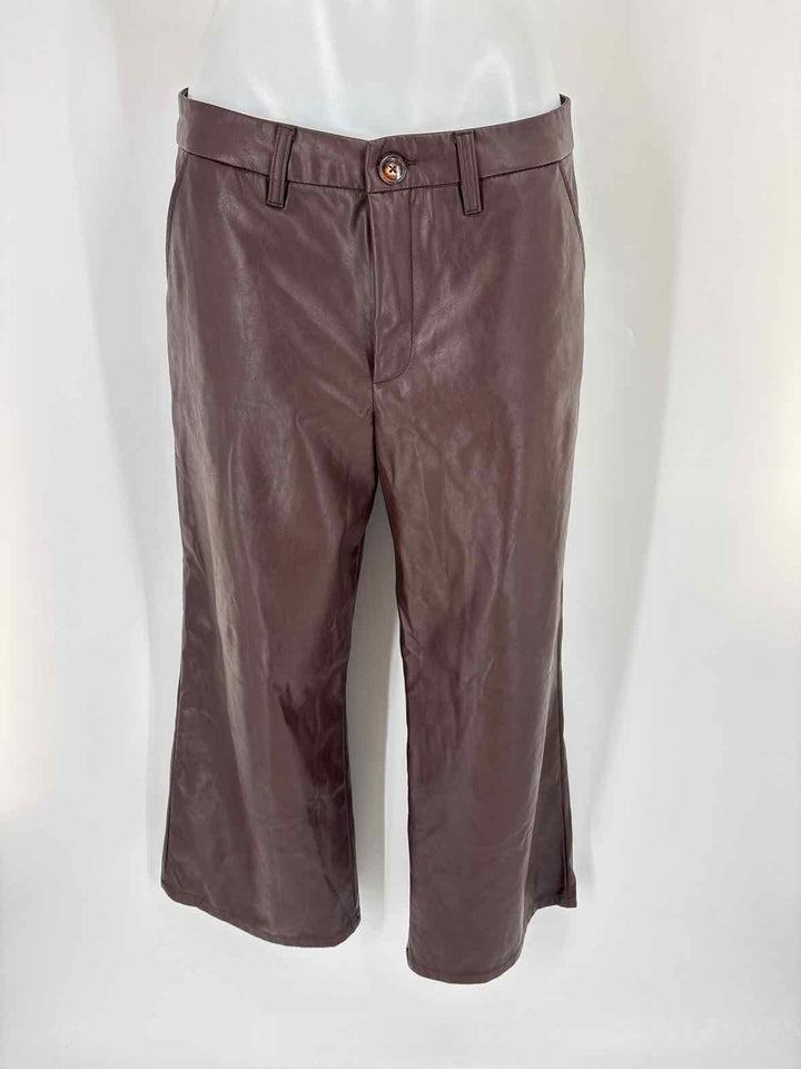 Size 6 KUT Brown Leather Pants