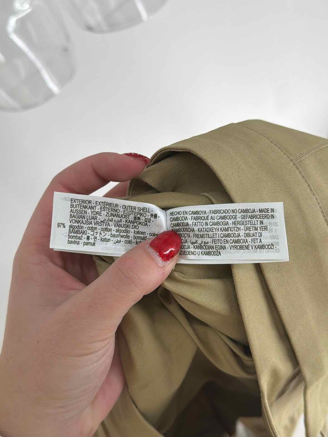 Size M ZARA Tan Skirt