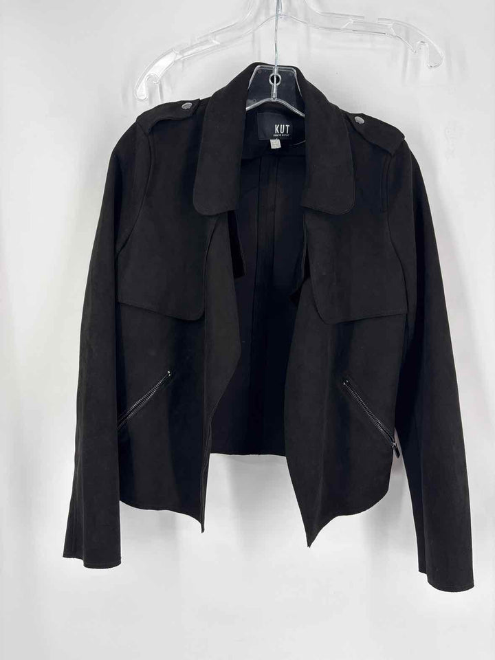 Size S KUT Black Suede Jacket