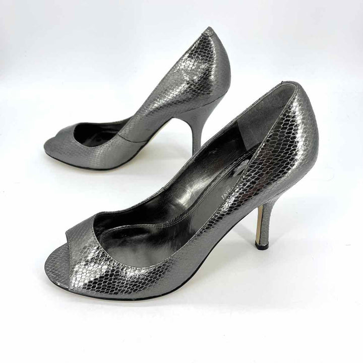 Shoe Size 9 ENZO ANGIOLINI Pewter Heels