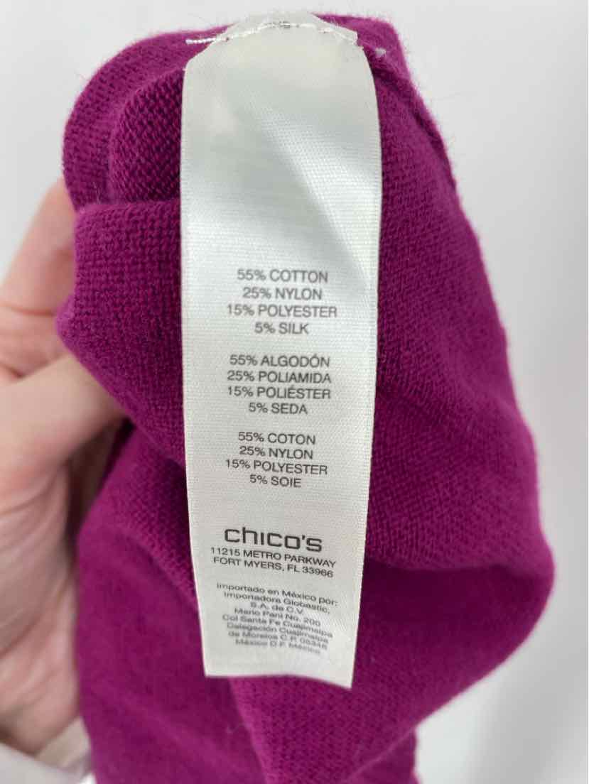 Size S Chico's Magenta Sweater