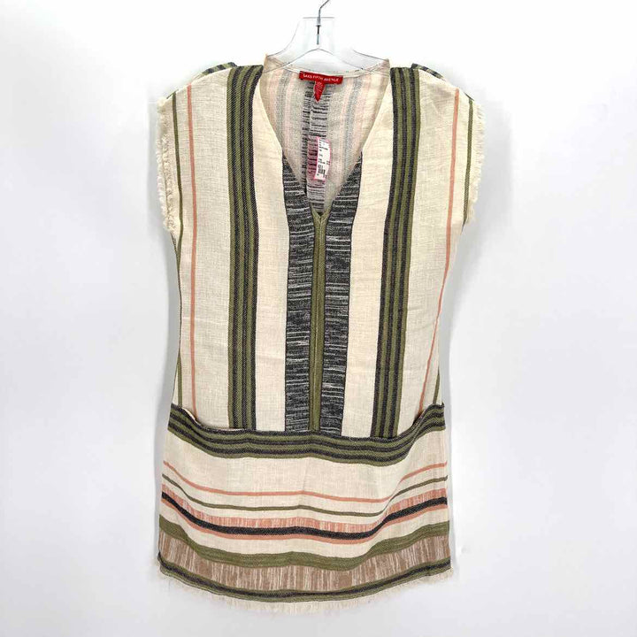 Size S SAKS FIFTH AVENUE Cream Dress