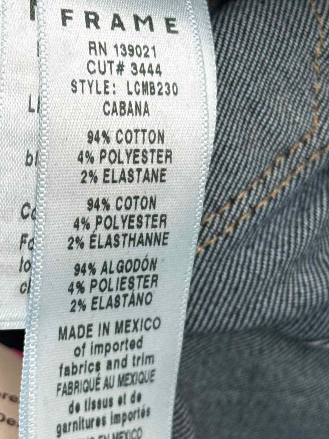Size 24 FRAME Denim Pants
