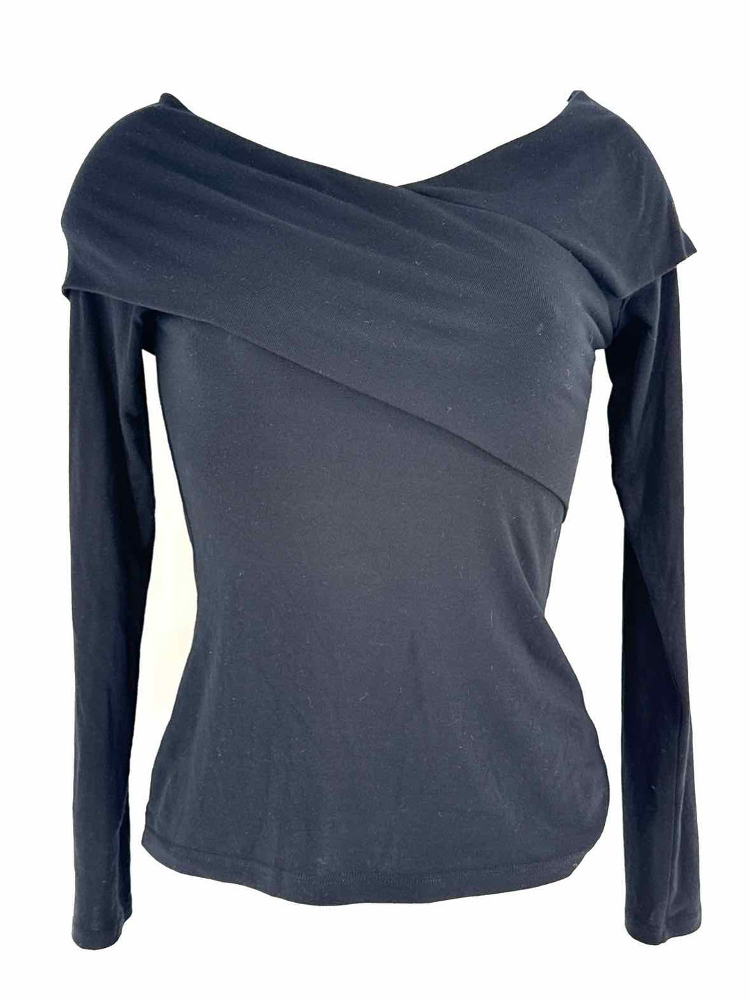 Size S THEORY Black Cotton Shirt