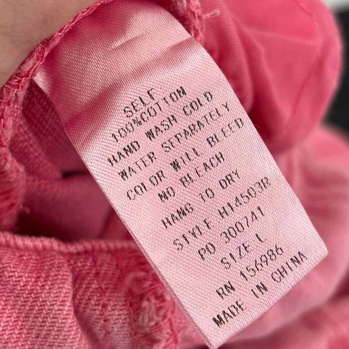 Size L Pink Denim Romper