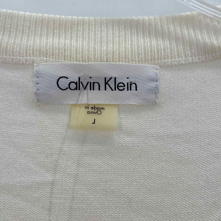 Size L Calvin Klein Ivory Dress