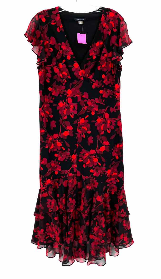 Size 12 TOMMY HILFIGER Red Dress