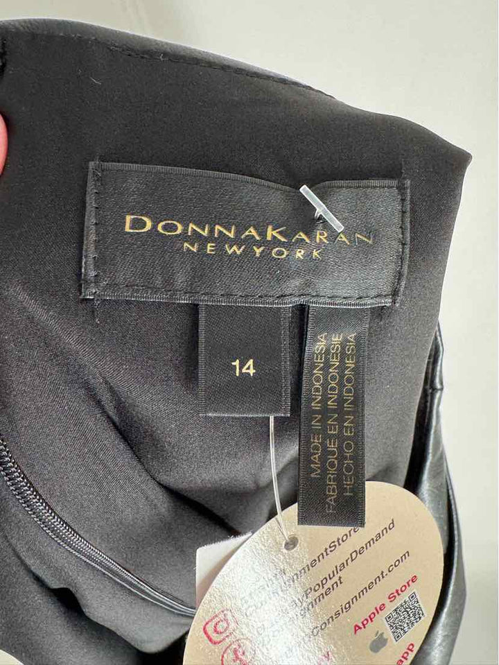 Size 14 DONNA KAREN Black Dress