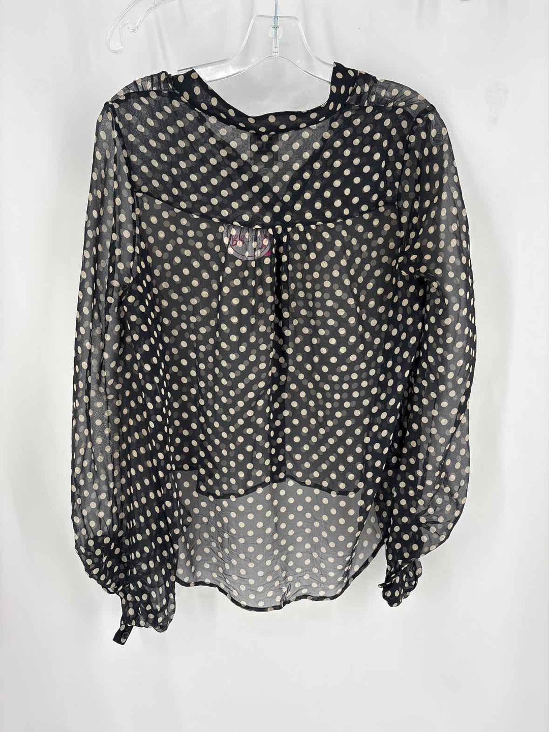 Size S HAUTE HIPPE Black Print Shirt