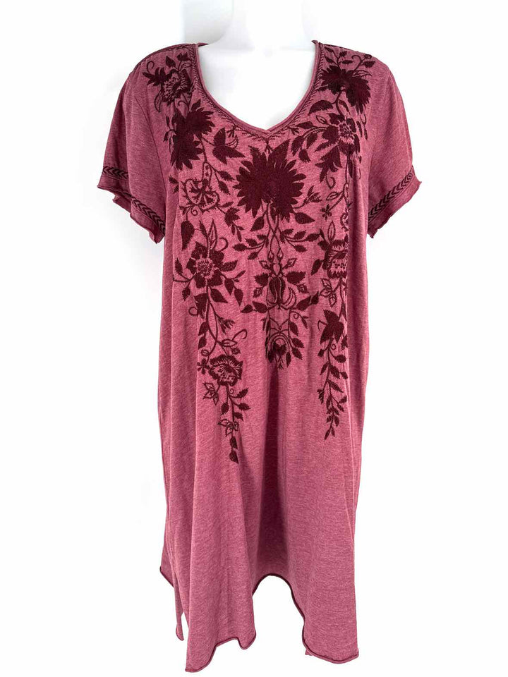 Size XL Johnny Was Burgundy Dress