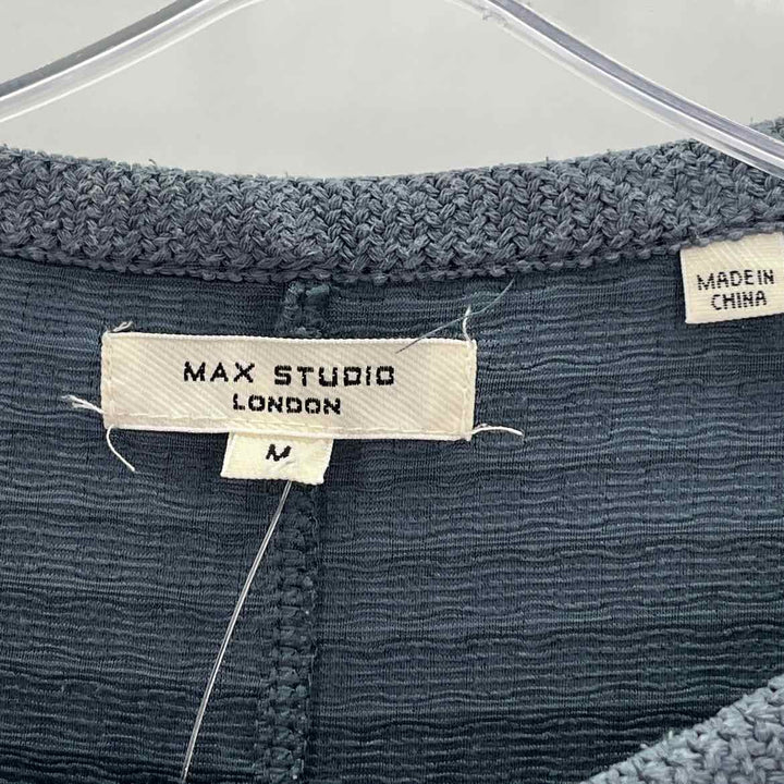 Size M MAX STUDIO Blue Shirt
