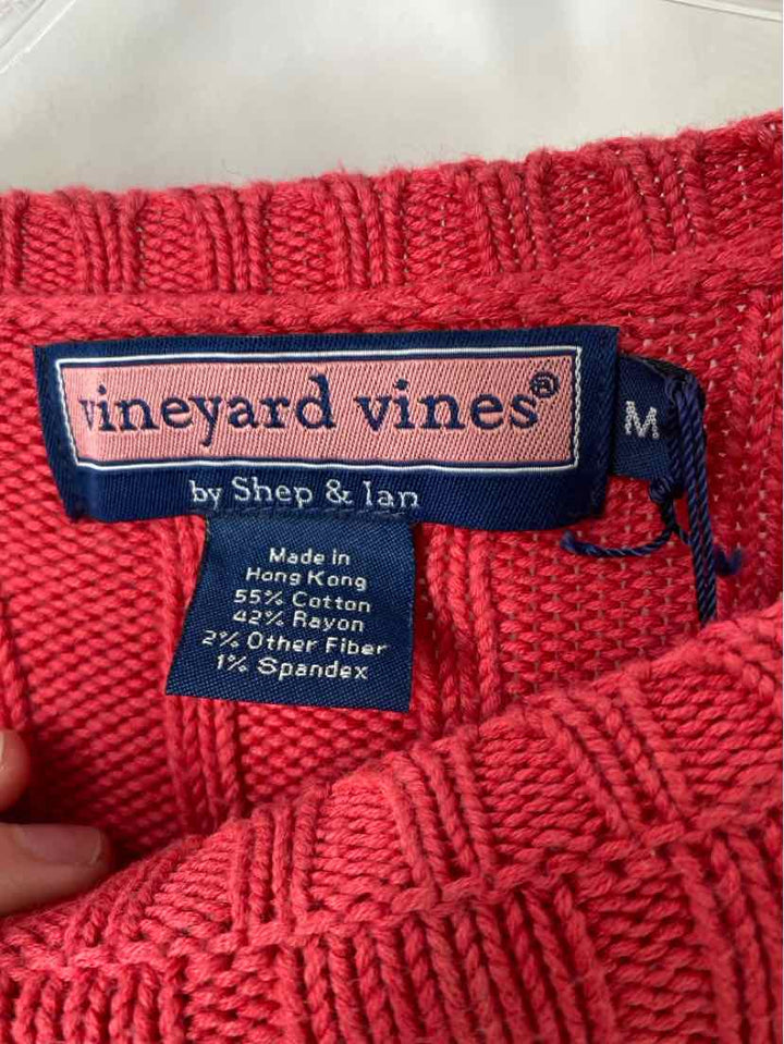 Size M Vineyard Vines Pink Sweater