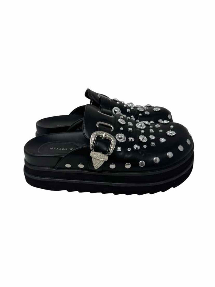 Shoe Size 10 AZALEA WANG Black Flats