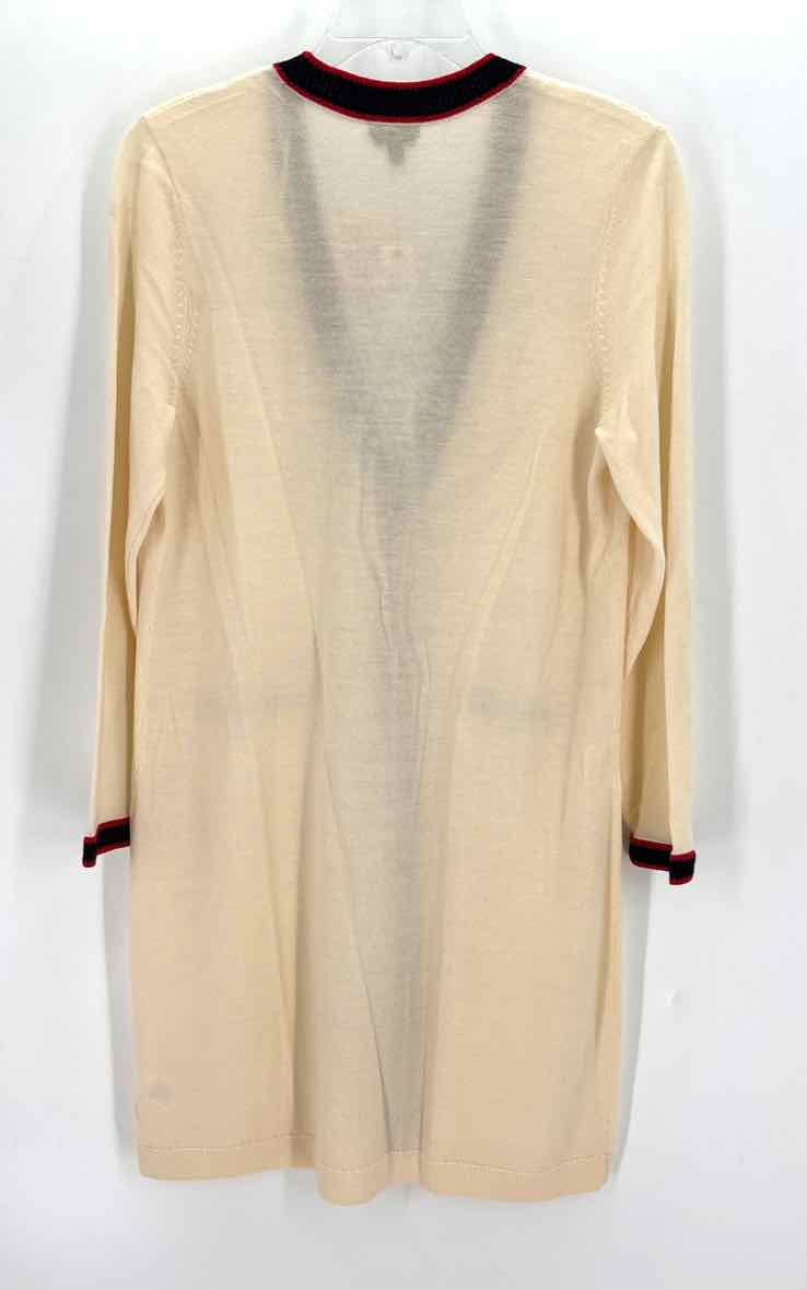 Size M Talbots Cream Knit Cardigan