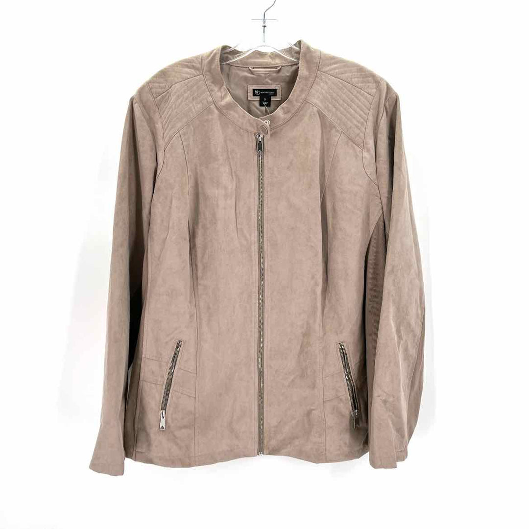 Size 3X NEW DIRECTION Tan Jacket