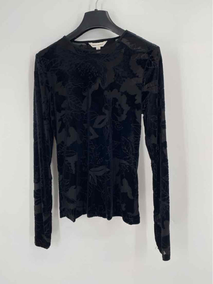 Size S Banana Republic Black Velour Sweater