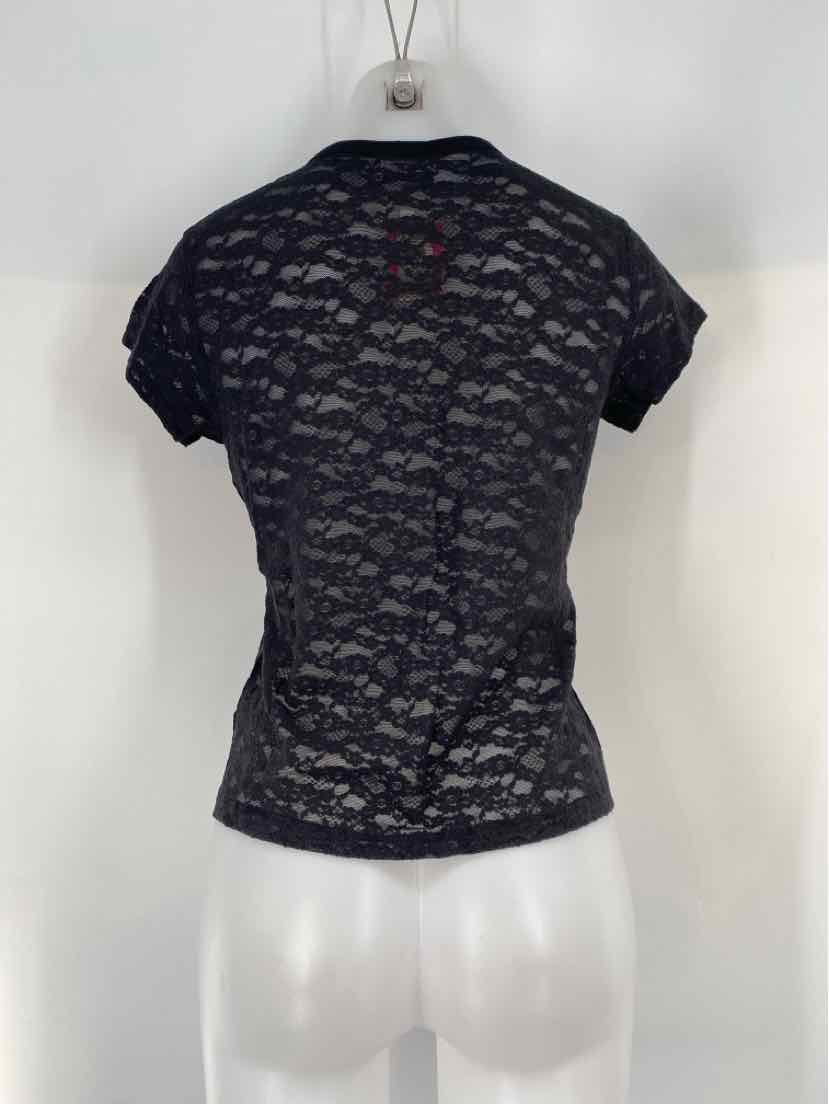 Size S AERIE Black Lace Shirt