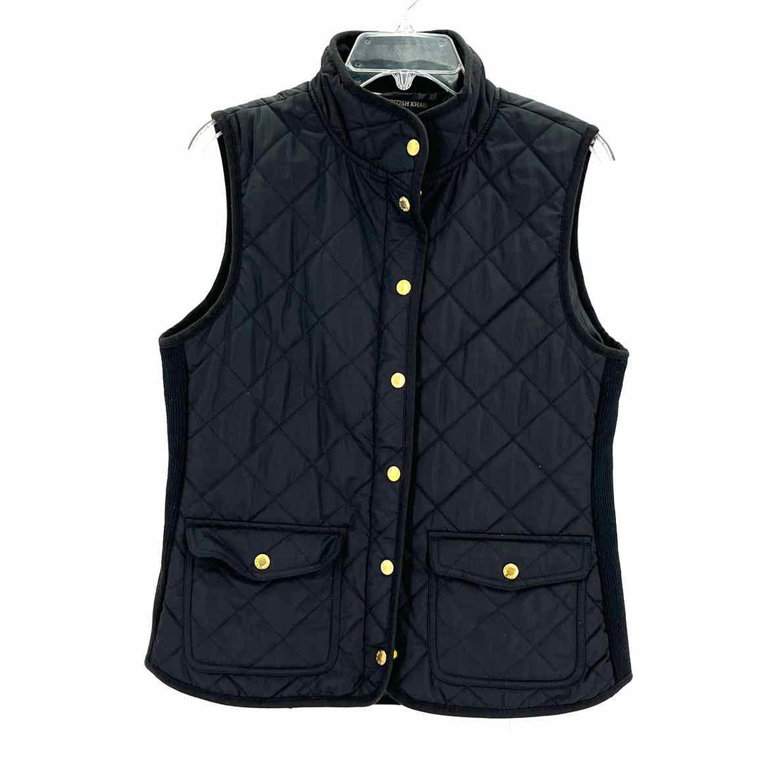 Size M Black Quilted Vest